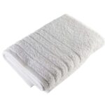 Πετσέτα Mπάνιου Ξενοδοχείου 50×90 Λευκή 450γρ. 100% Cotton Pennie